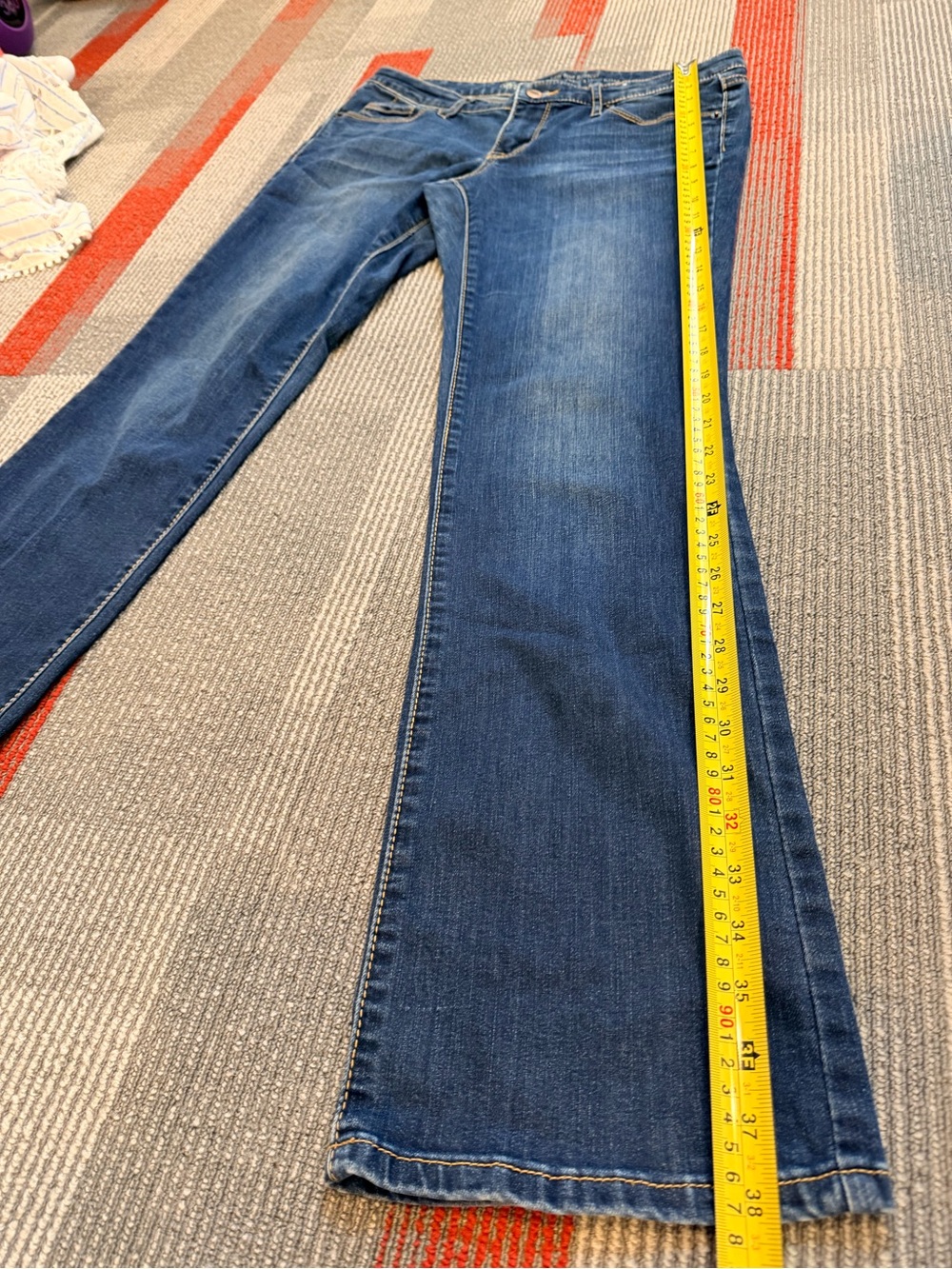 Mossino Denim Women’s Low Rise Bootcut Jeans 78% Cotton size 8/29R - Picture 9 of 10